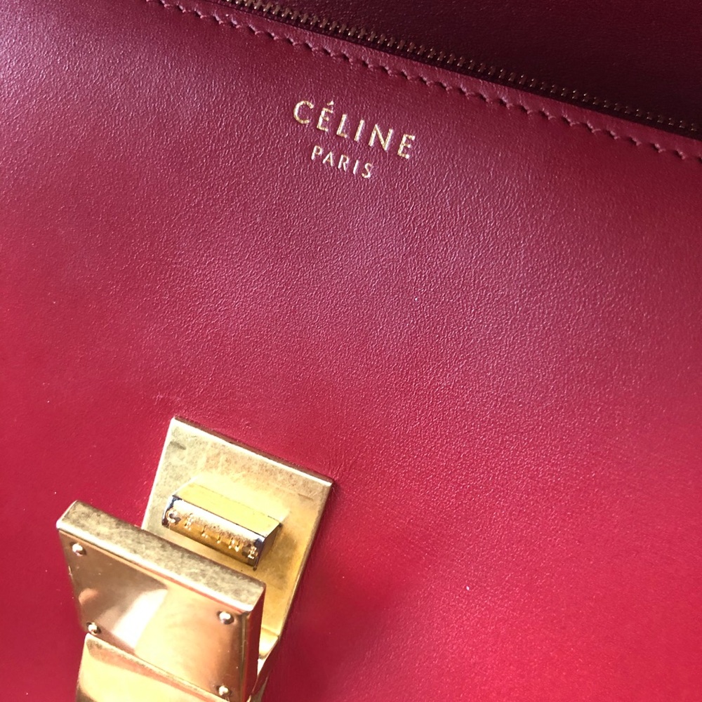 CELINE MEDIUM CLASSIC BAG IN BOX CALFSKIN - Picture 3 of 8